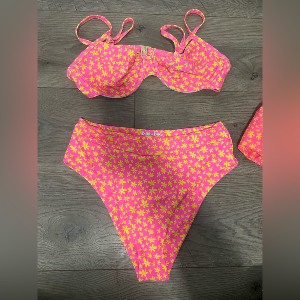 Pink Floral Kulani Kinis XL Bikini